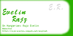 evelin rajz business card